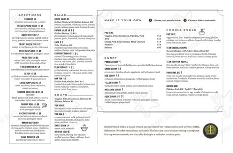 bodhi federal hill menu|bodhi corner federal hill menu.